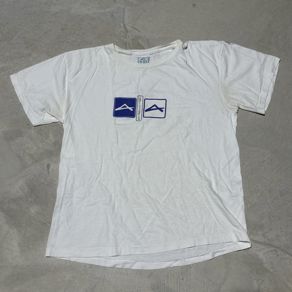 Vintage Y2K Actra Art T Shirt Skateboard SZ M Abstract Streetwear Stained